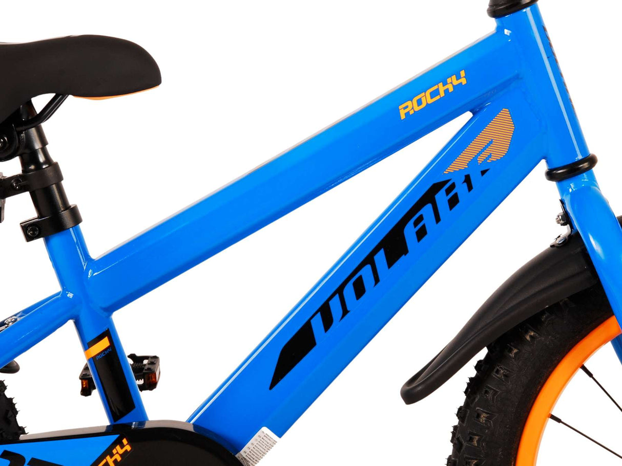 Volare Rocky Children's Bicycle - Boys - 16 Inch - Blue