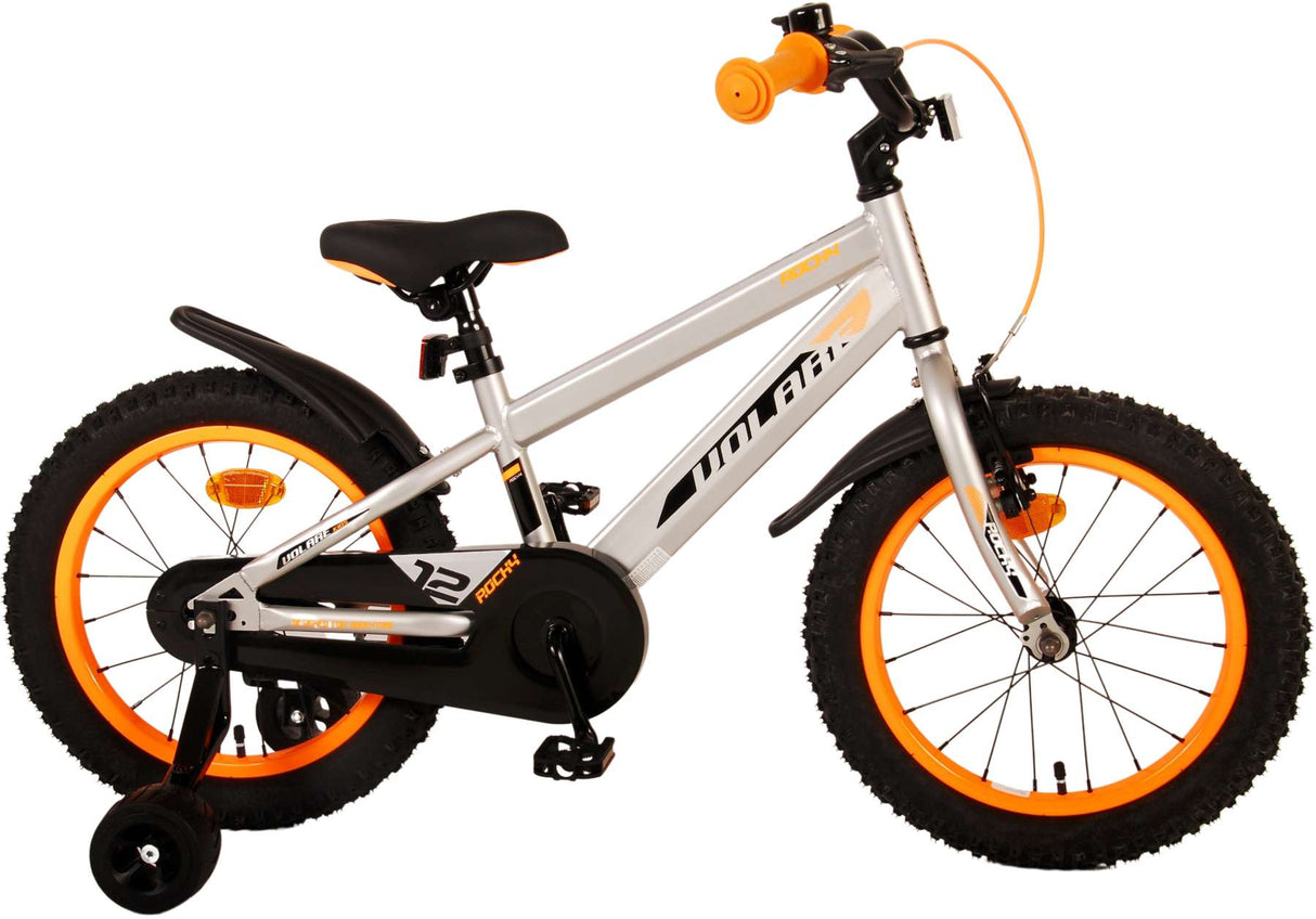 Volare Rocky Children's Bicycle - Boys - 16 inch - Gray