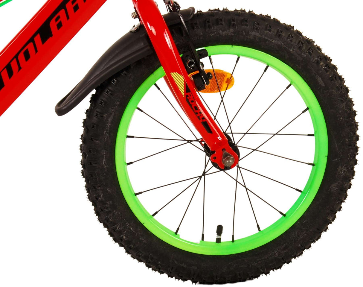 Volare Rocky Children's Bike Boys 16 inch Red Two Hand brakes
