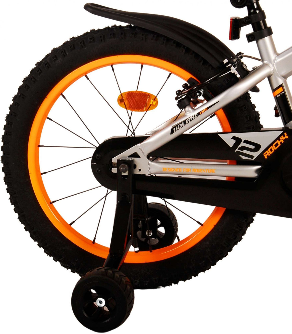 Valorare Rocky Children's Bike Boys da 18 pollici grigi due freni a mano
