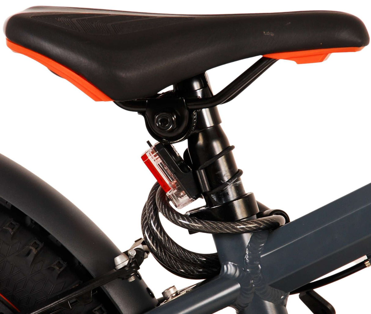 Volare Rocky Children's Bicycle - 20 Inch - Gray Orange - 6 Speed - Prime Collection