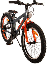 Volare Rocky Children's Bicycle - 20 Inch - Gray Orange - 6 Speed - Prime Collection