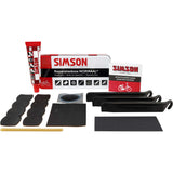 Repair box Normally 8 x 6 cm aluminum red 10-piece