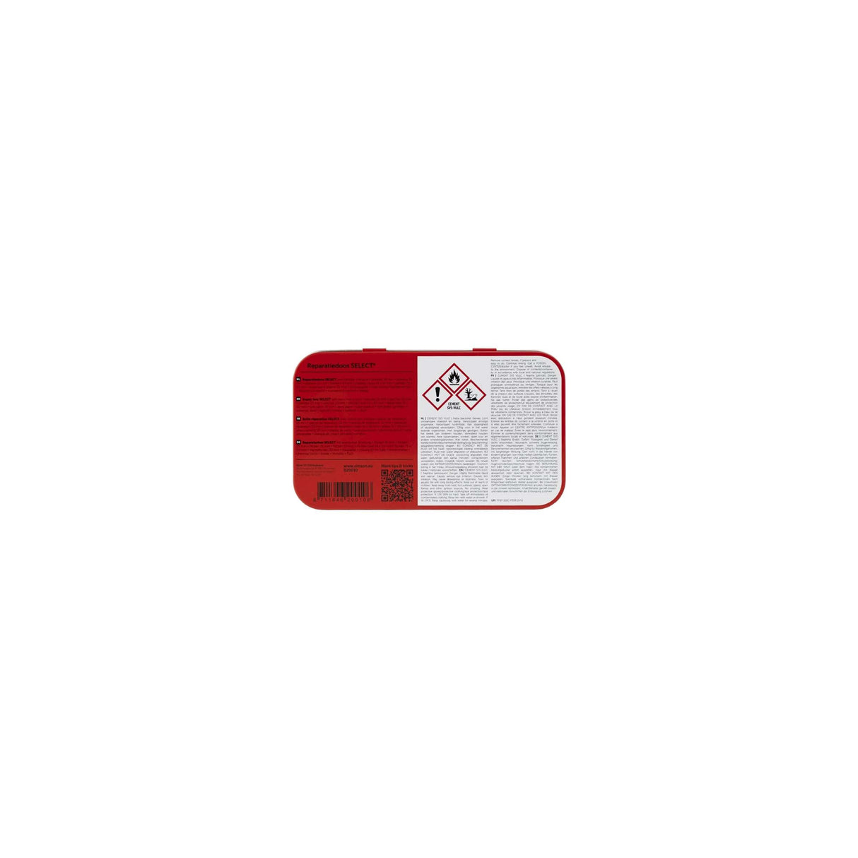Casella di riparazione Selezionare 12,5 cm in alluminio rosso 23 pezzi