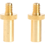 French Dunlop gold reducing nipples, 2 pieces