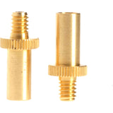French Dunlop gold reducing nipples, 2 pieces