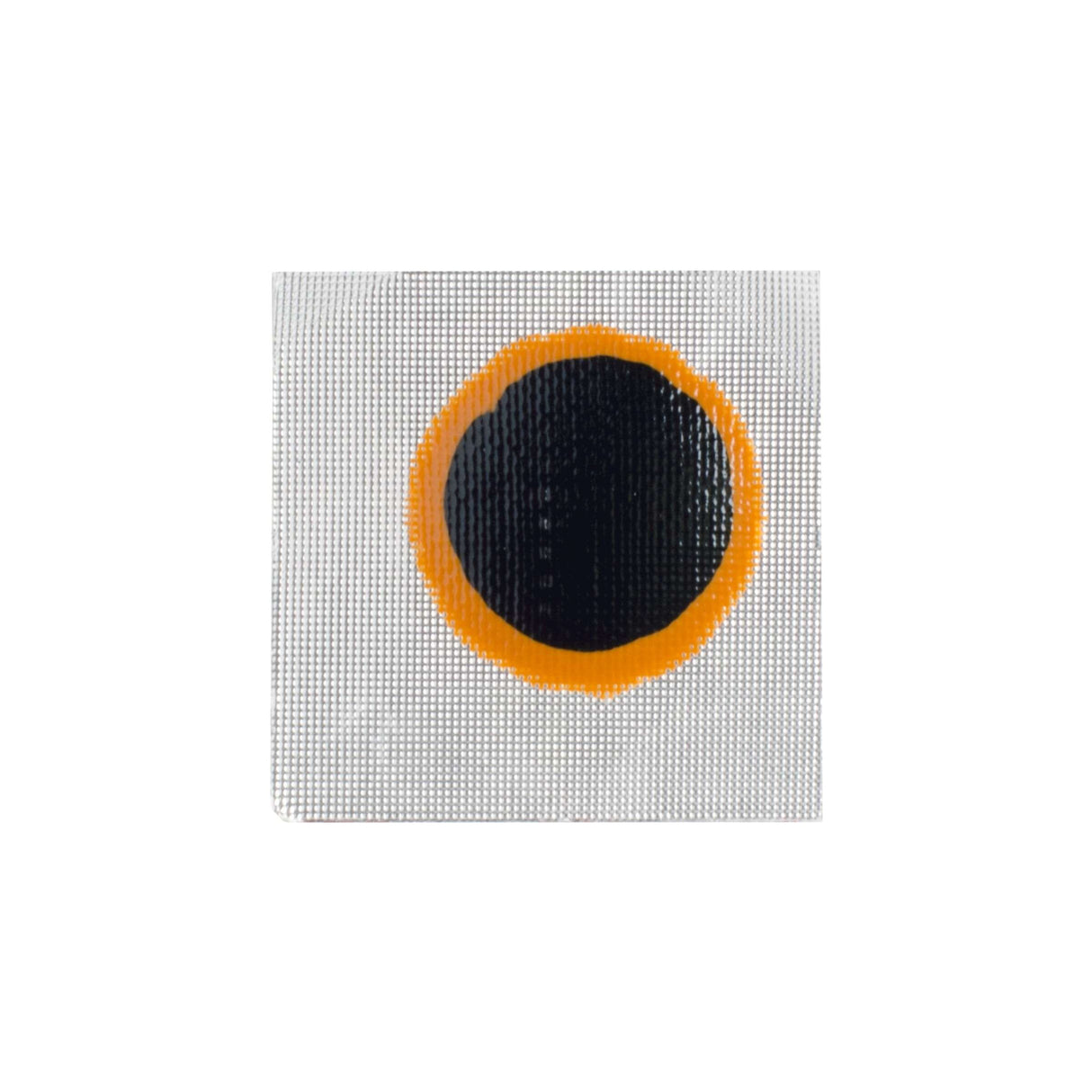 Round tire stickers 16 mm black 8 pieces