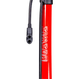 Excellent high-pressure bicycle pump, 60 cm, red