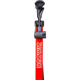 Excellent high-pressure bicycle pump, 60 cm, red