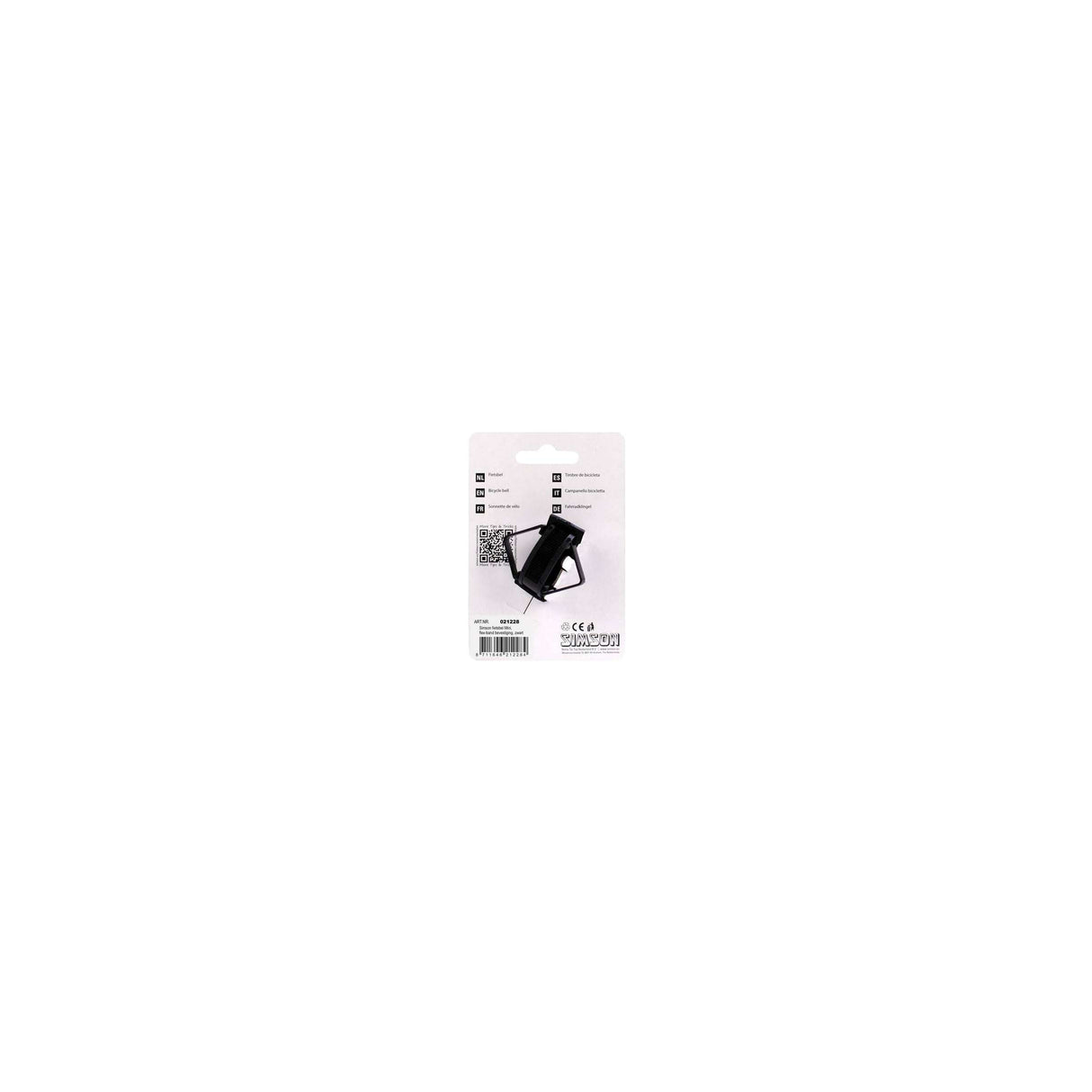 Simson Bicycle Bell Mini 32mm, Flex Band Attackment Black