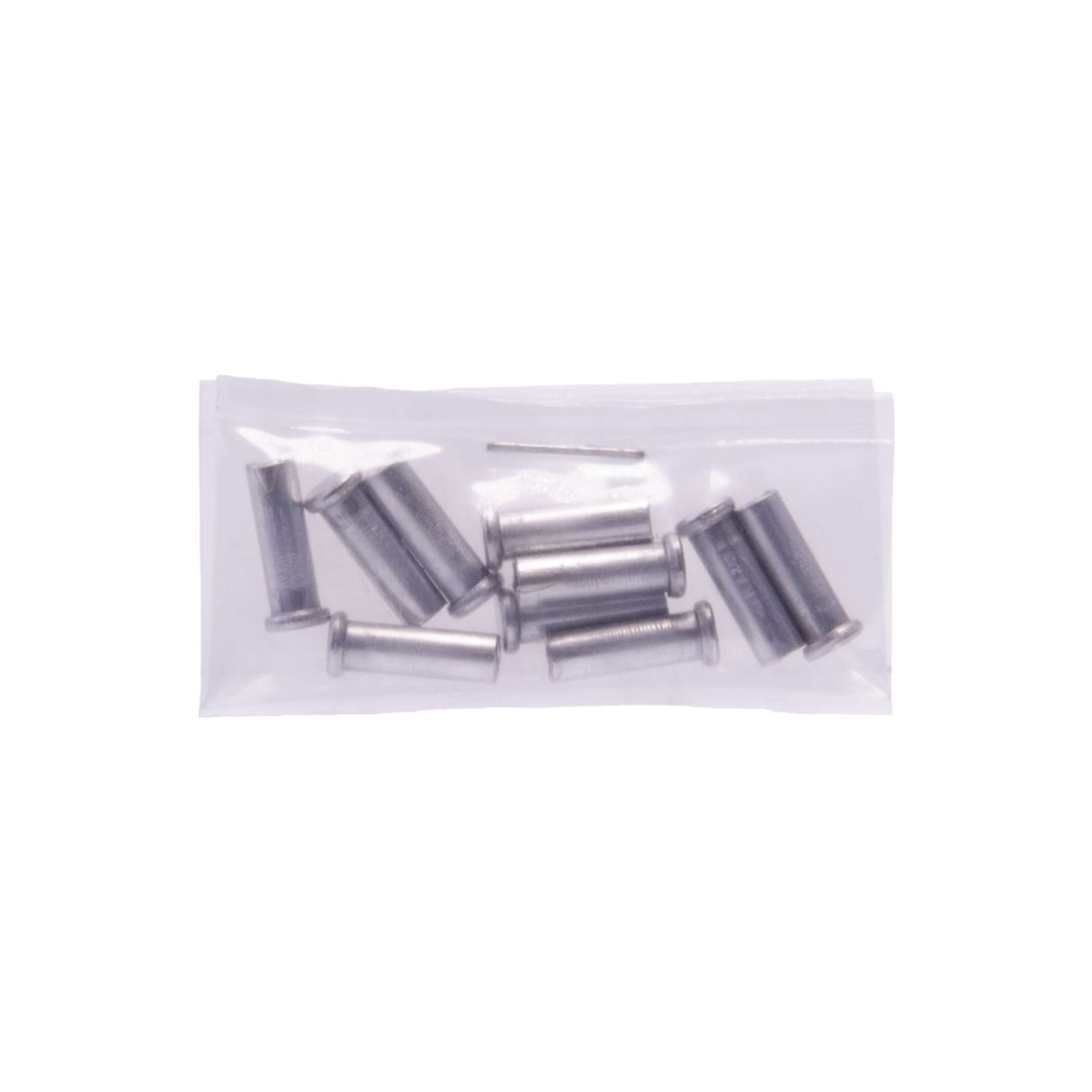 Simson inner cable end sleeves aluminum p 10 pcs on card