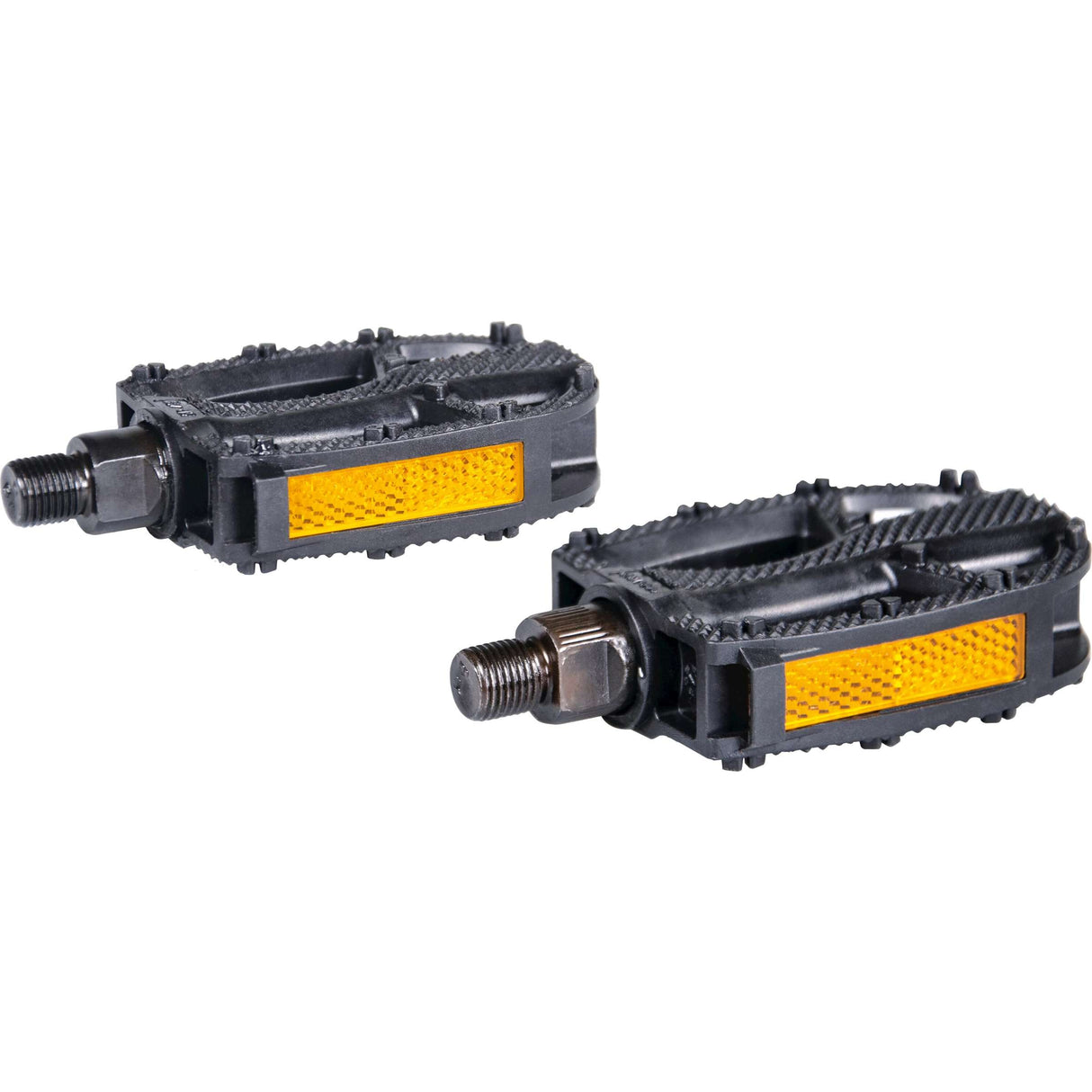 Pedaler barn liten 1 2 tum reflektion svart per uppsättning