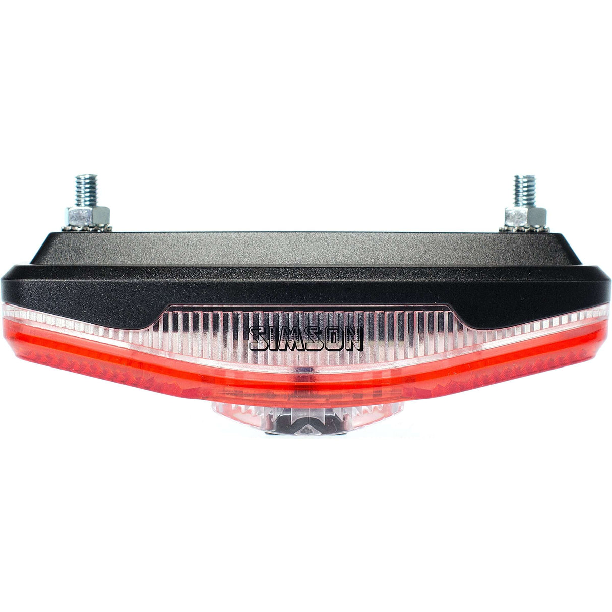 Simson battery luggage rack rear light cliff 1 LED on or