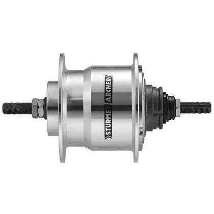 Sturmeyarcher Gejäging Hub 4 Vitesse streng archer x-rf4 36 Lächer 170 mm Axt Sëlwer Längt sëlwer