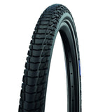 Schwalbe marathon plus tour - wired - addix - smartguard - 700x35c - black + reflex