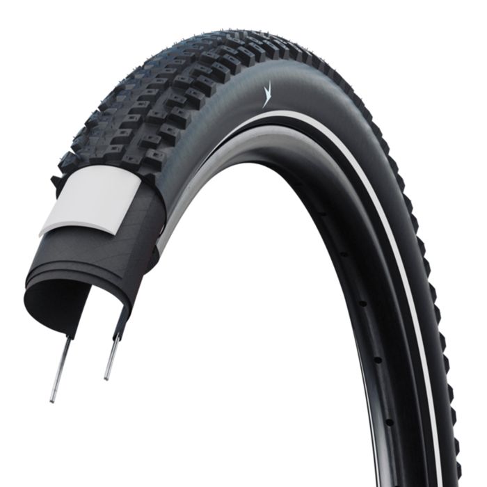 Schwalbe advancer hybrid 27.5x2.35 (60-584) wired active line green black+reflex