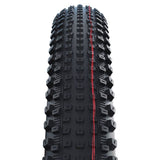 Schwalbe rick xc pro - tlr - addix speed - super race - 29x2.25 - fianco trasparente