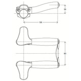 Deda set -up handlebar carbon blast