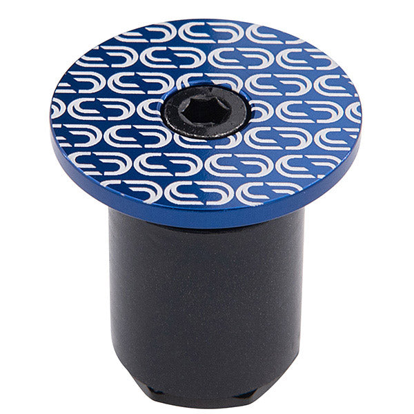 Deda Loop handlebar end cap blue