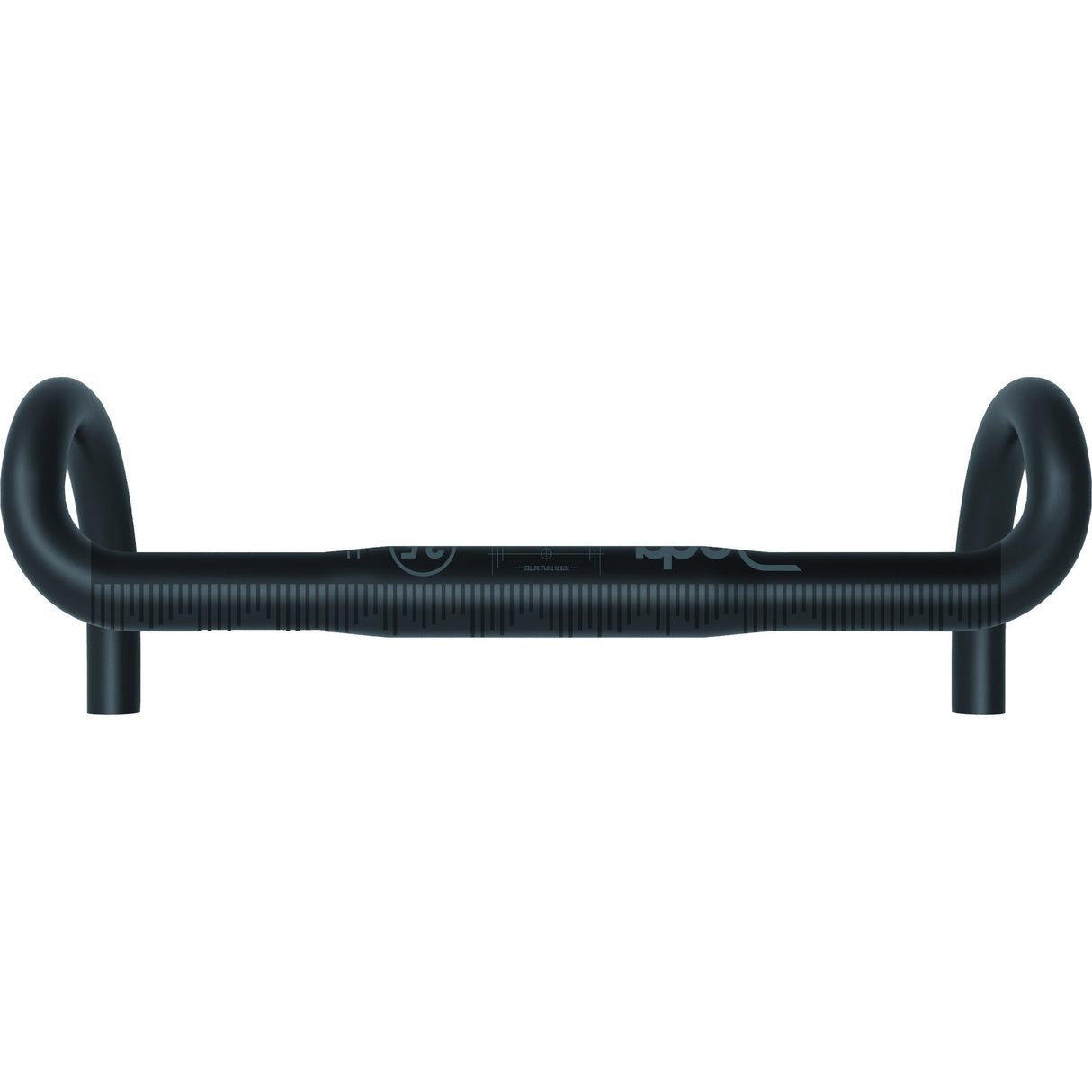 Deda Send M35 RHM 44 cm aluminium sort