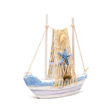 Strandsouvenir - zeilboot blauw ster