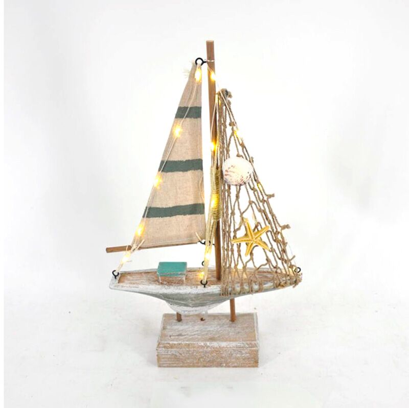 Strandsouvenir - luz LED de concha de velero