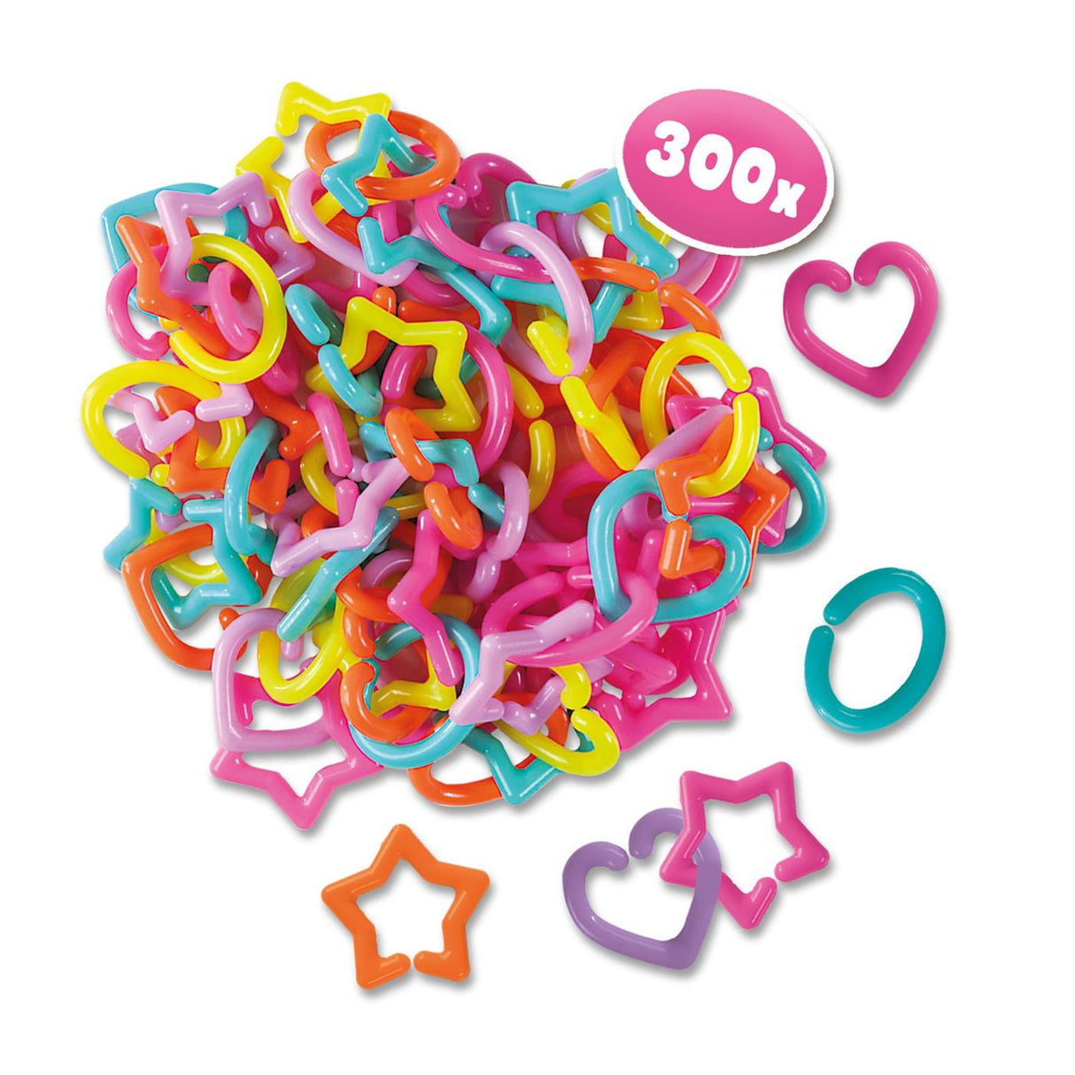 Make six link charms