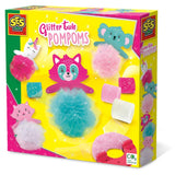 SES Glitter Tulle Pompons