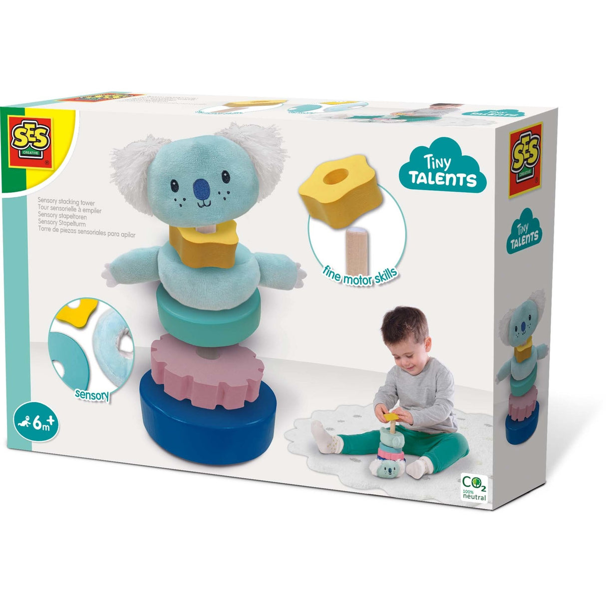 SES Tiny Talents Sensory Stack Tower
