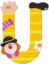 Sevi letter clown u: 10 cm (81757)