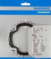 Shimano Chain Ring Deore FC-T521 4-arm, for 3x10-speed, 104 64mm Circle Diameterself-Service Package