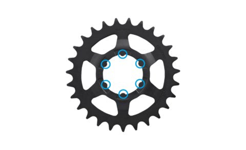 Shimano sproked esjot 24t nero