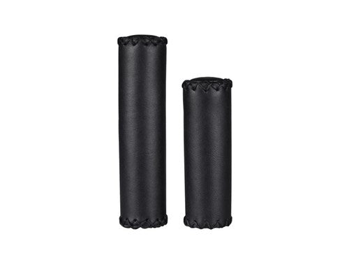 Simson Leather Handles - Black, Authentic Look, Optimal Comfort, Pititable for Grip Shift Gainting