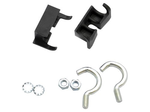 Simson Ring Lock Montering Set Normal - 2 Hooks, 2 klemmer, 2 bolte, 2 ringe - sort