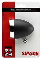 Simson headlight luxurious classic 30lux black