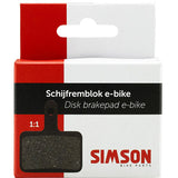 Simson schijfremblokken e-bike shimano tektro