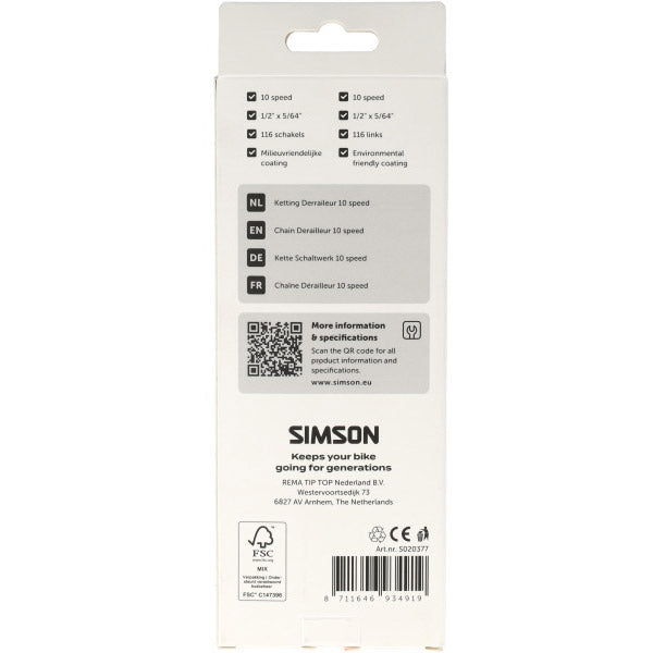 Simson chain derailleur 10s hg