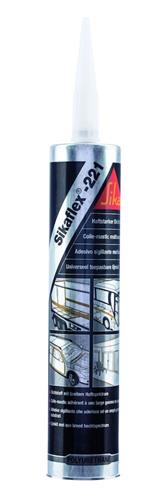 Sika flex 221 lijm- en afdichtkit grijs 300ml (patroon)