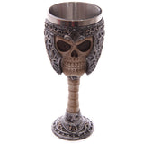 Warrior skull gothic decorative chalice