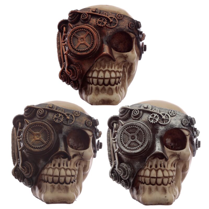 Steampunk Schädel Kapp vun Heem Accessoire