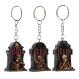 Porte-clés de grafstone du squelette RIP