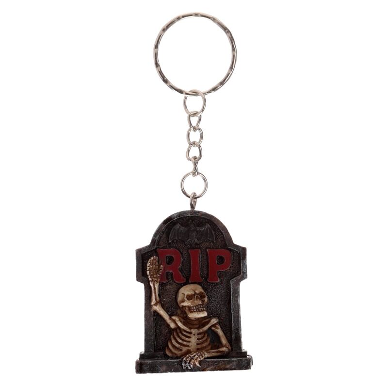 Porte-clés de grafstone du squelette RIP