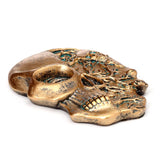 Skull -formade rökelsehållare rosor