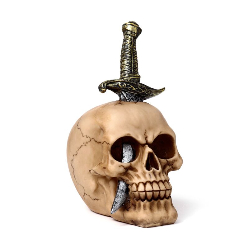 Calavera perforando con espada
