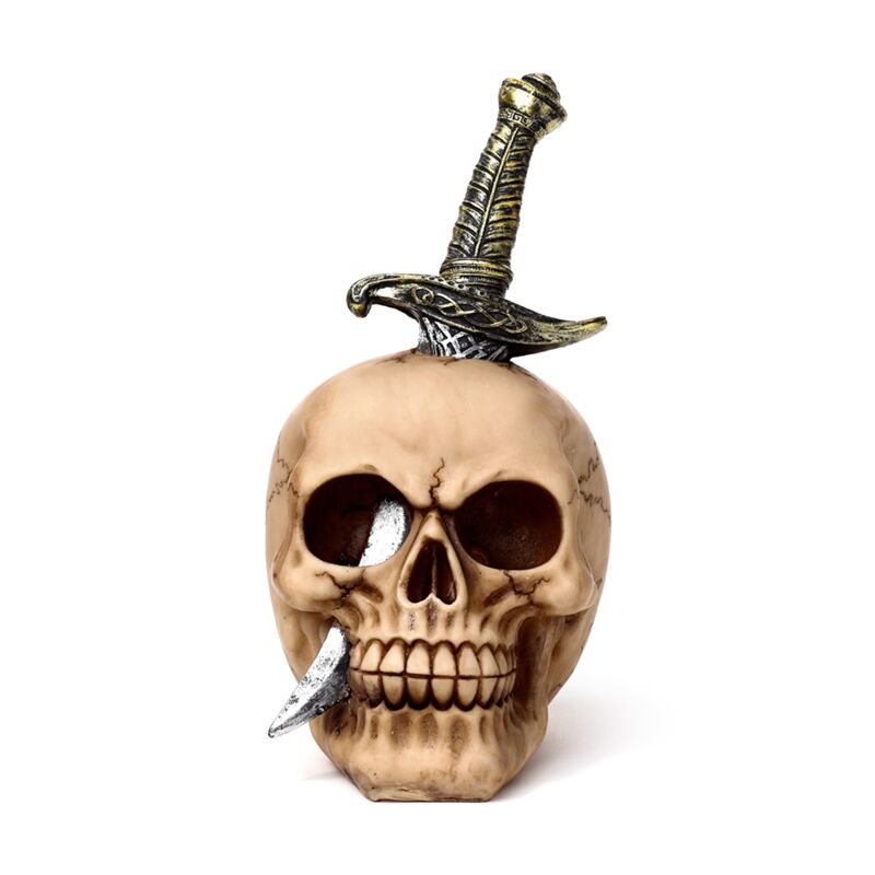 Calavera perforando con espada