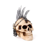 Calavera punk con cuchillos de cadena Hankam
