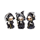 3-delige the reaper mini schedel set with zeis