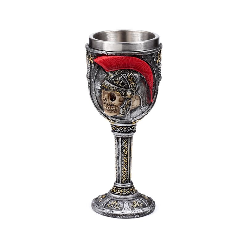 Decorative Roman soldier chalice