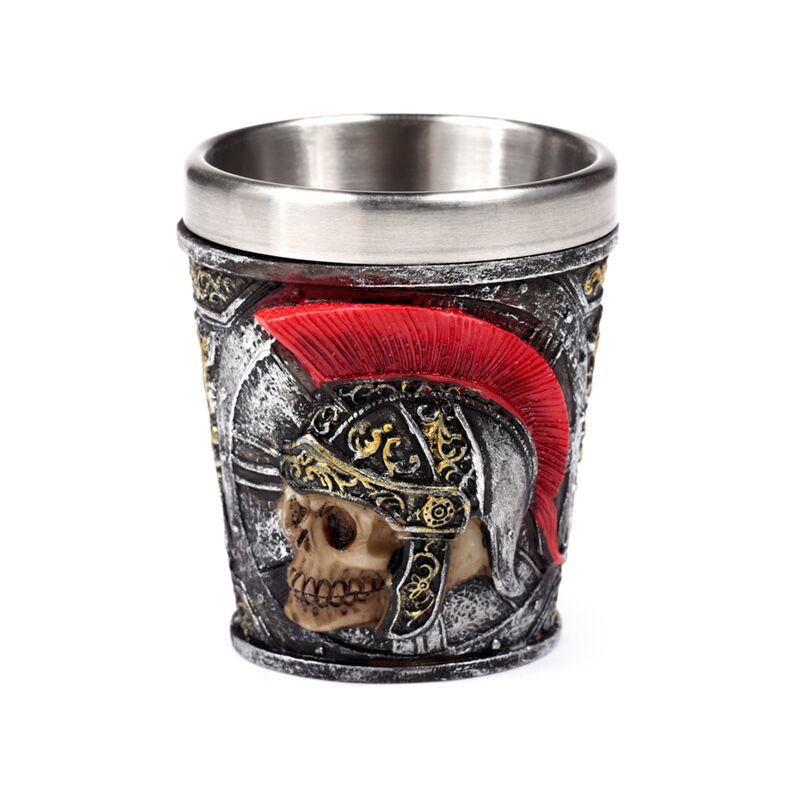 Decorative Roman soldier shot glass