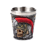 Decorative Roman soldier shot glass